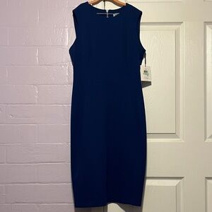 Calvin Klein Navy Midi Dress